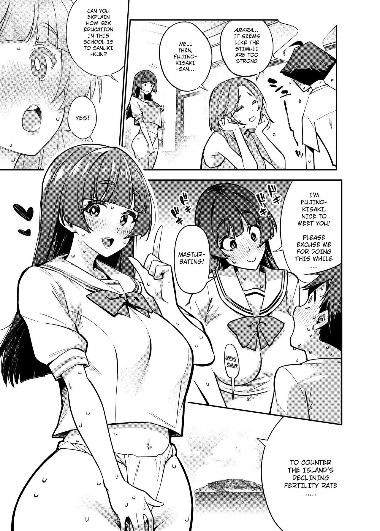 Hentai Manga Comic-The Only Penis Material ~On a Remote Island for Practical Sex Education~-Read-6